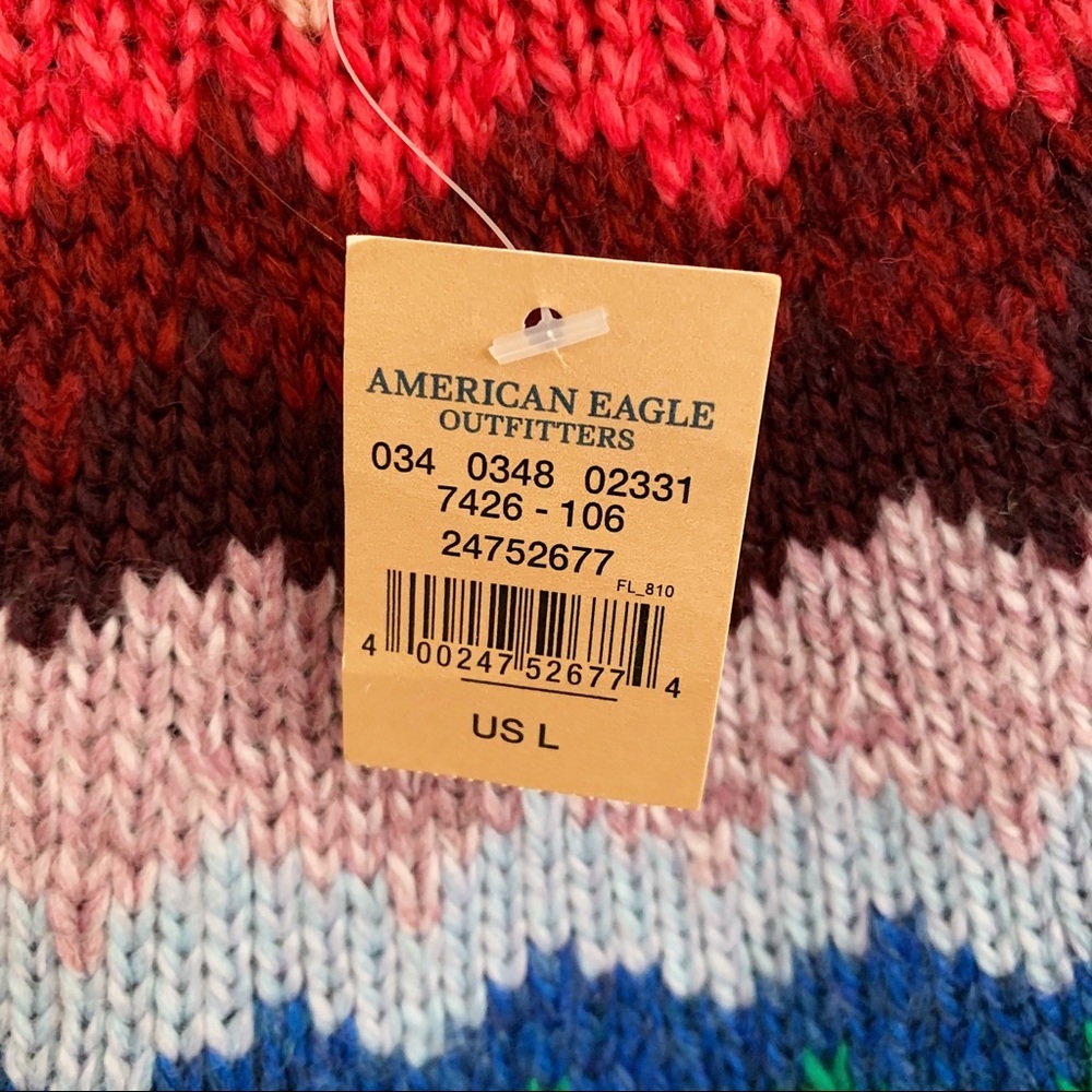 American Eagle | Fair Isle Sweater | Cream/Multi - Picture 3 of 7
